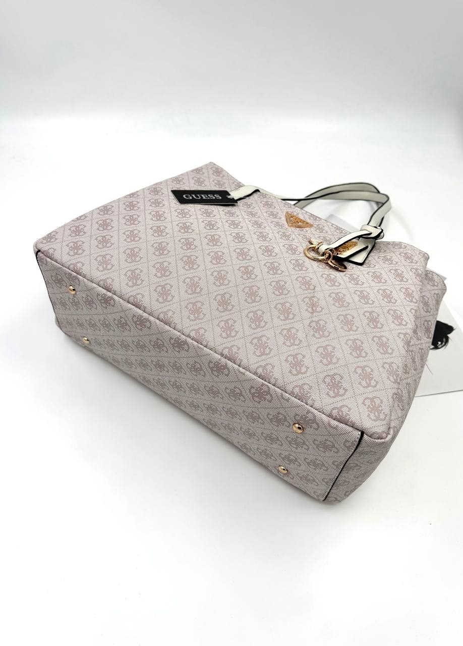 сумка женская guess hwbd7879250 молочно-белая,сумка guess,сумка женская guess,guess сумка шоппер,сумка guess бежевая
