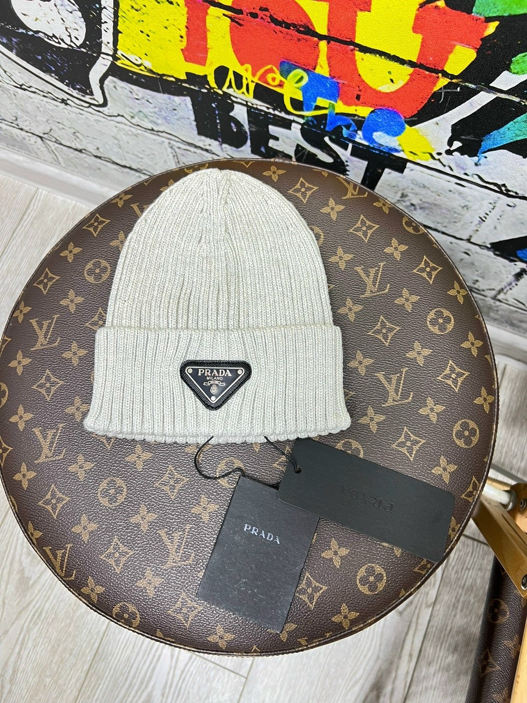 шапка prada,шапка-бини,шапки,шапочка,вязаные шапки