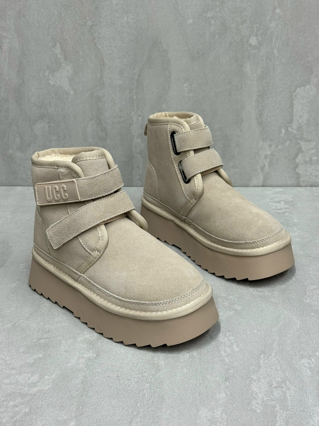женские угги,угги женские ugg mini hi platform velcro 2 beige,,угги женские ugg mini hi platform velcro 2 khaki,угги женские aimosi g9-1 бежевые 41 eu