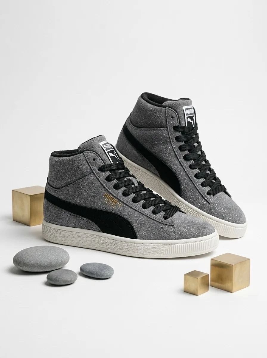 ,кеды унисекс puma 1948 mid черные,кроссовки puma,зимние кеды пума мужские,puma 1948 mid