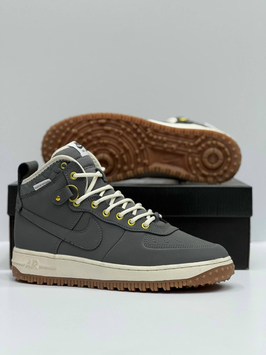 зимние кроссовки nike air force 1 duckboot,кроссовки nike air force 1 lunar duckboot thermo grey,кроссовки зимние nike air force 1,мужские зимние кроссовки nike air force 1 duckboot,кроссовки nike air