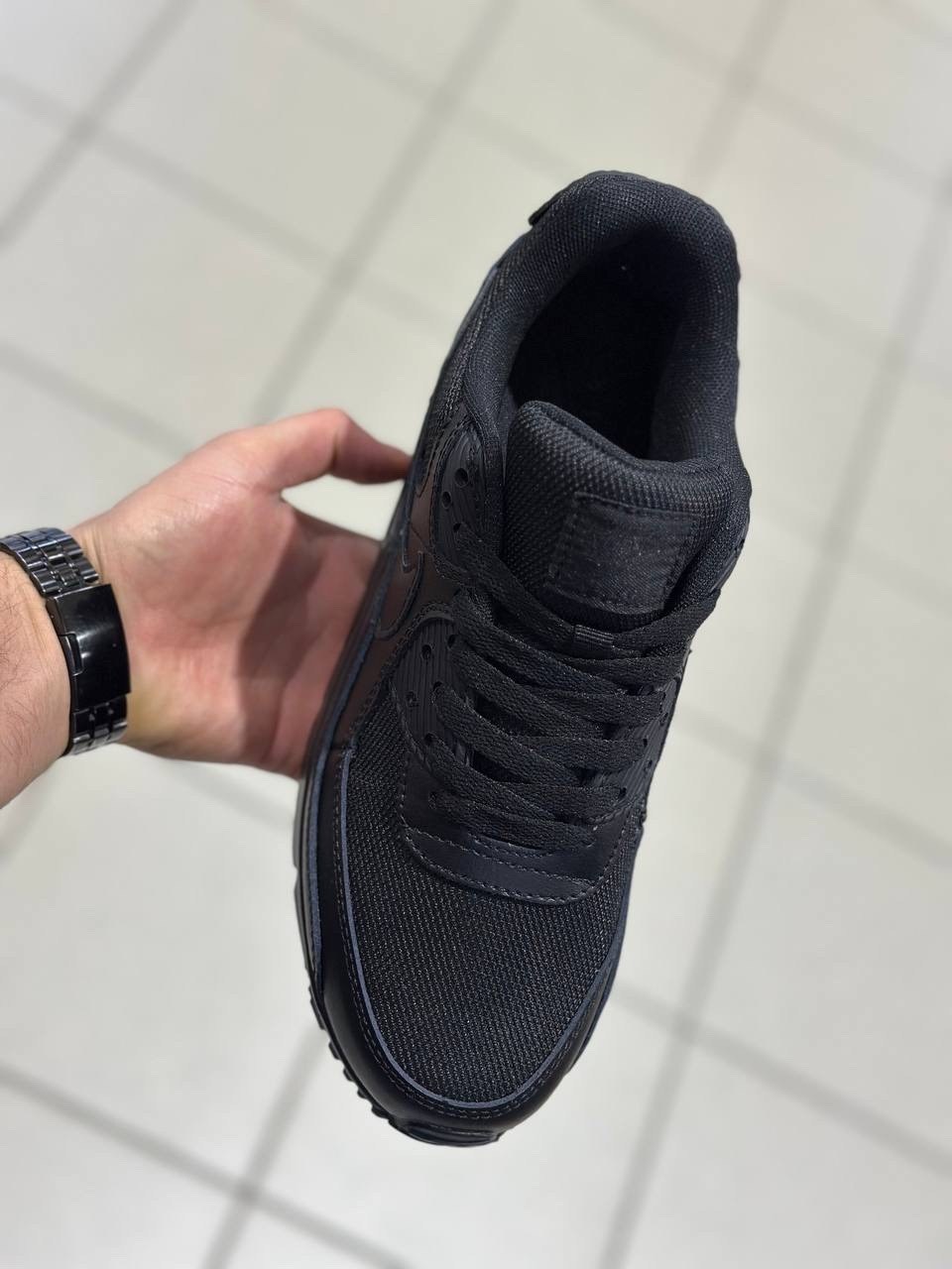 nike air max 90 black,кроссовки мужские nike air max,кроссовки,кроссовки мужские nike air max 90,кроссовки найк аир макс 90 чёрные мужские кожаные