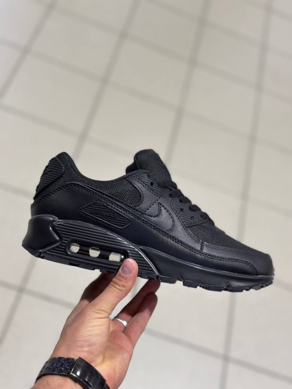 nike air max 90 black,кроссовки мужские nike air max,кроссовки,кроссовки мужские nike air max 90,кроссовки найк аир макс 90 чёрные мужские кожаные