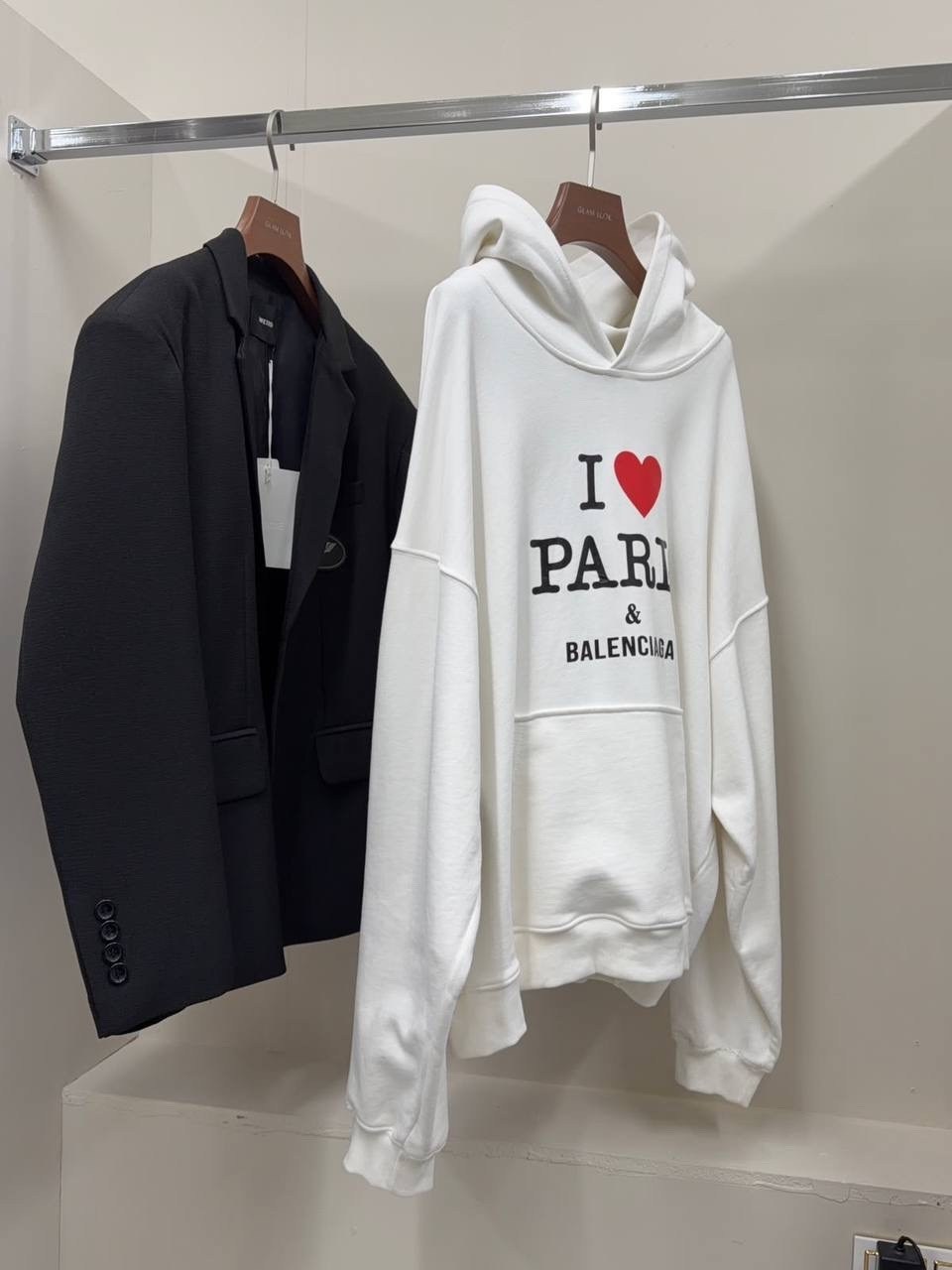модная толстовка,худи balenciaga paris,женская толстовка,свитшот женская,толстовка