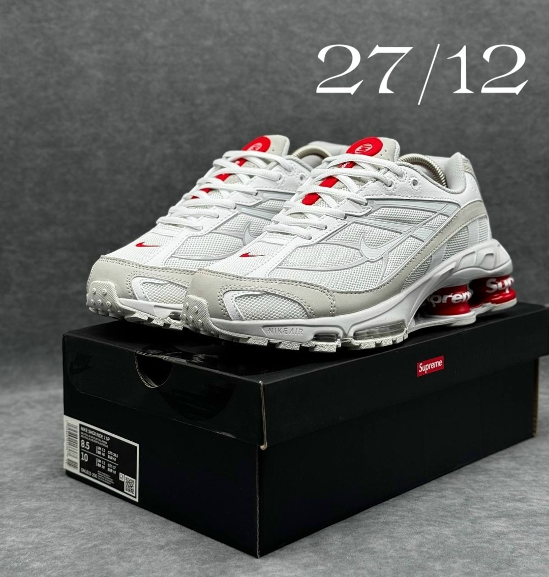 supreme x nike shox ride 2,supreme кроссовки,кроссовки,мужские кроссовки nike air max,nike shox ride 2