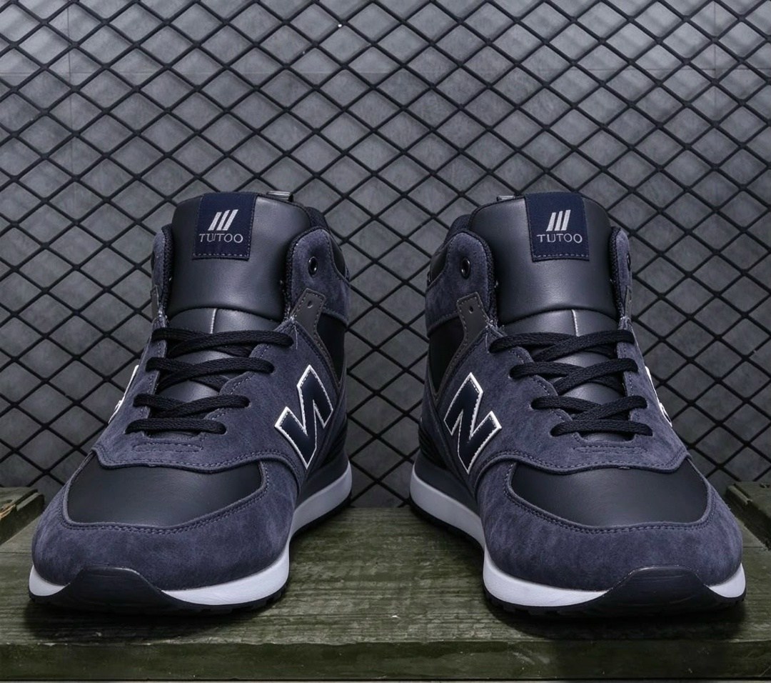 зимние кроссовки new balance 574 mid цвет синий,зимние кроссовки new balance 574 mid,зимние кроссовки new balance,,зимние мужские кроссовки