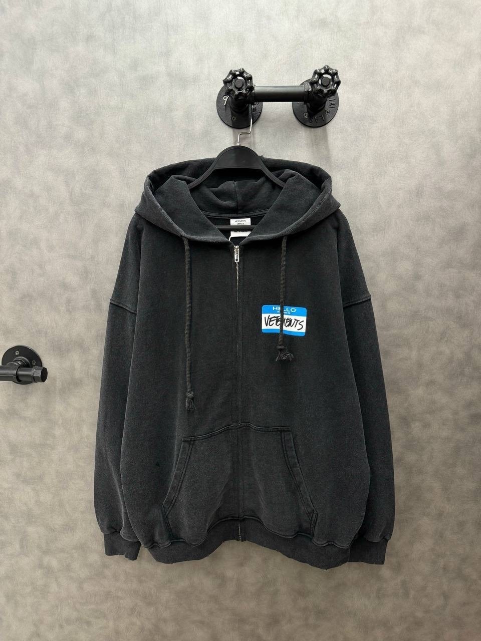 vetements hello my name is vetements hoodie black,худи оверсайз,стильное худи,vetements hello my name is,на худи