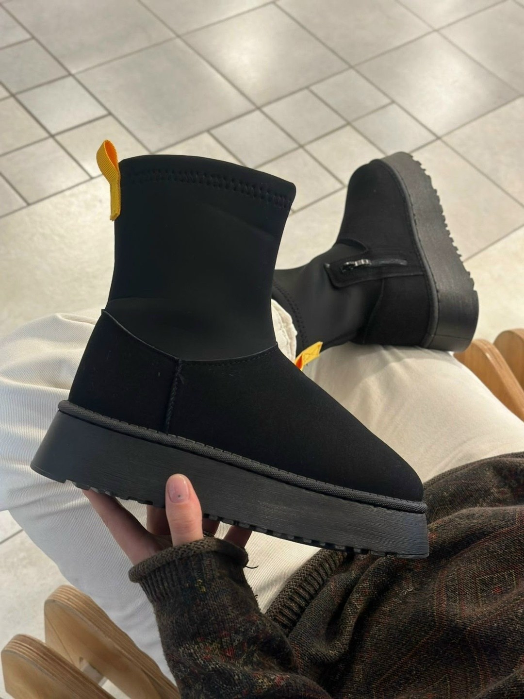 ,угги женские,угги с носком,угги женские ugg,угги зимние на толстой подошве ad shoes 282837386