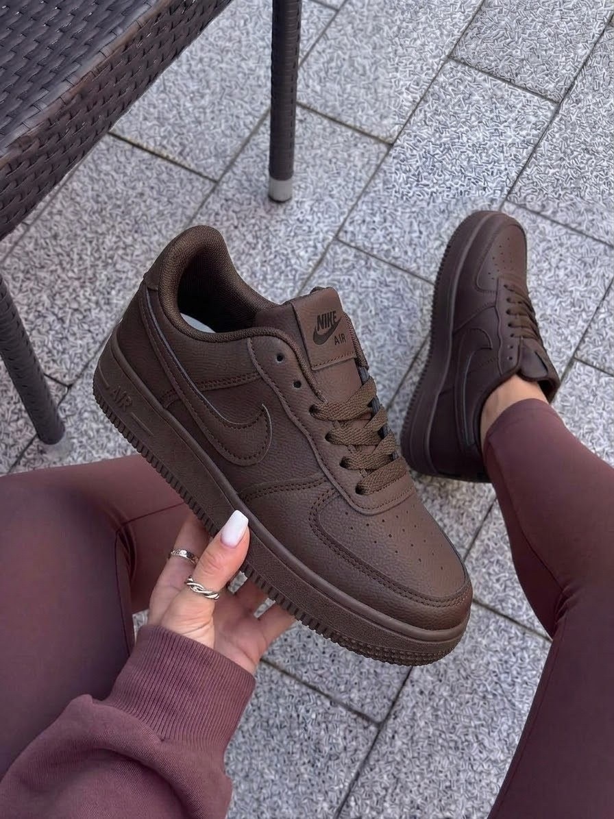 кросcовки nike air force 1,кроссовки,коричневые кроссовки,nike air force 1 low,nike air force 1 07