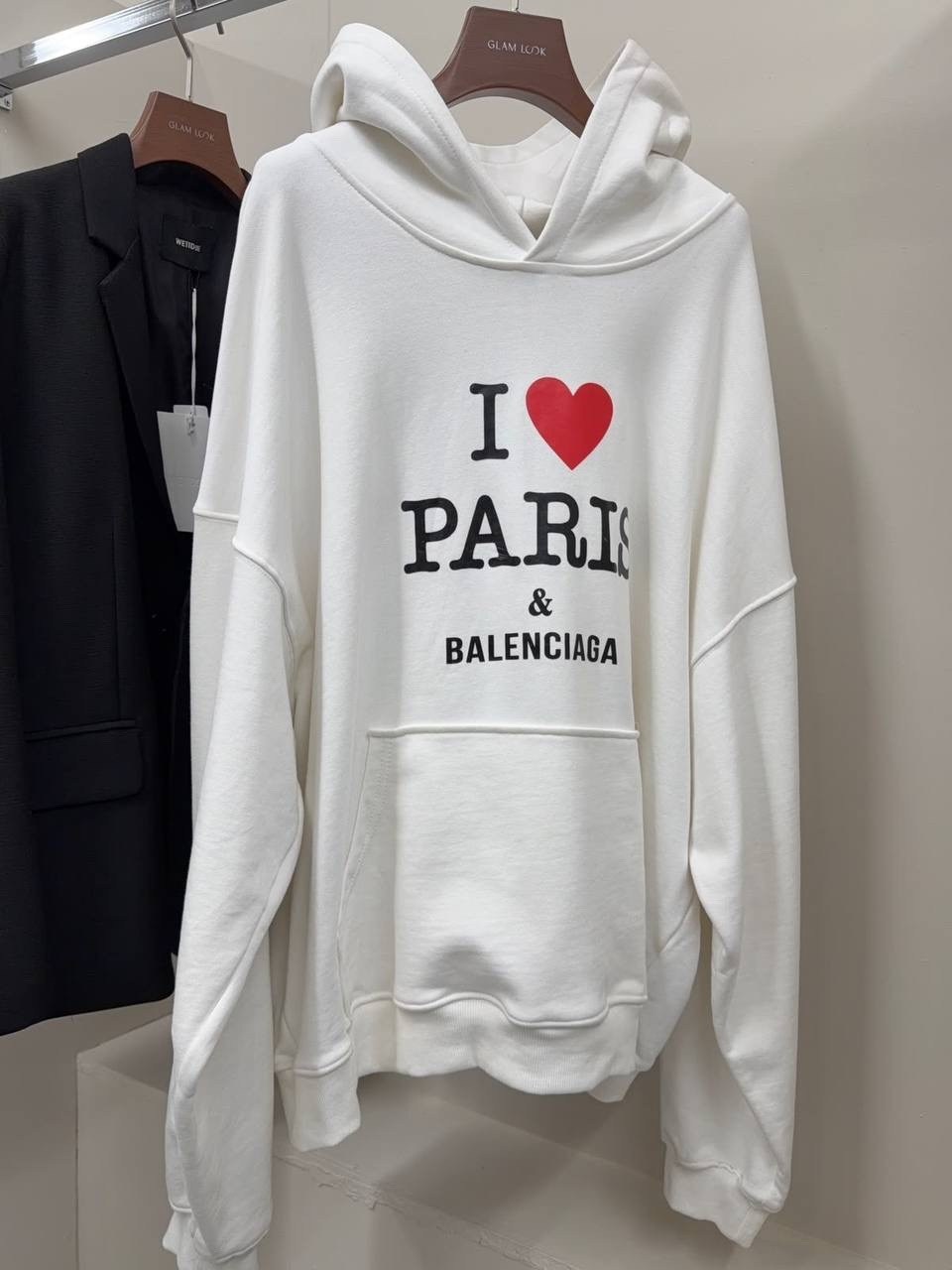 модная толстовка,худи balenciaga paris,женская толстовка,свитшот женская,толстовка