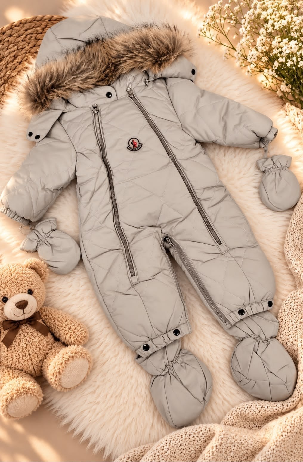 комбинезон детский malek-baby 163шм/2 мята 62,зимний комбинезон для новорожденных,комбинезон трансформер,зимний комбинезон,пиколино комбинезон зимний детский