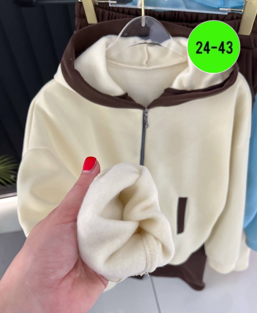 костюм спортивный со штанами палаццо и зип худи micca 442619032,костюм спортивный со штанами палаццо и зип худи micca,женский костюм на флисе,женский костюм,спортивные женские костюмы