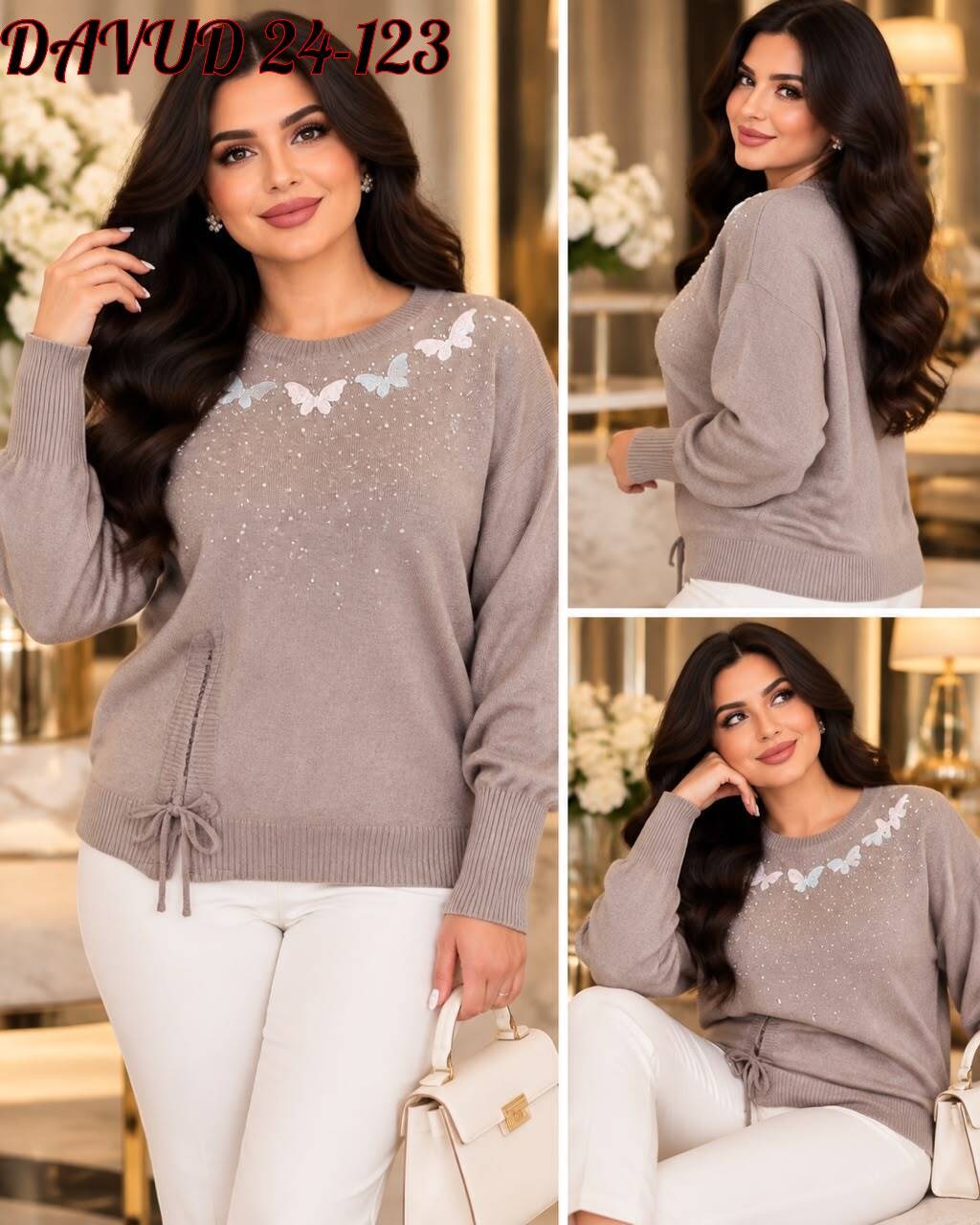 кофта нарядная теплая больших размеров t fashion,красивая кофта,кофта женская,трикотажный джемпер,стильный джемпер