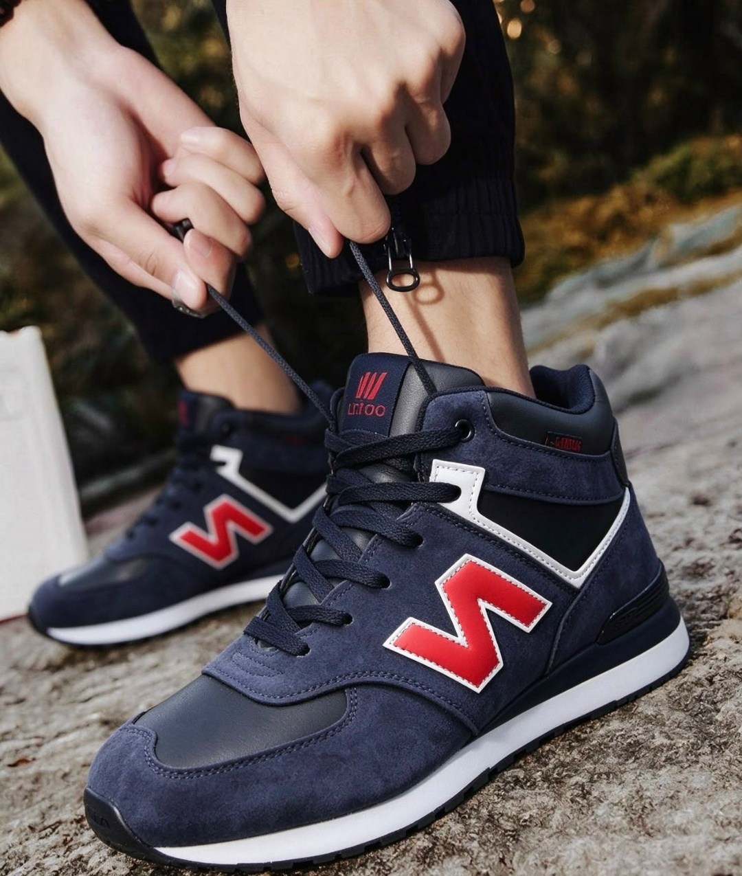 зимние кроссовки new balance 574 mid цвет синий,зимние кроссовки new balance 574 mid,зимние кроссовки new balance,,зимние мужские кроссовки