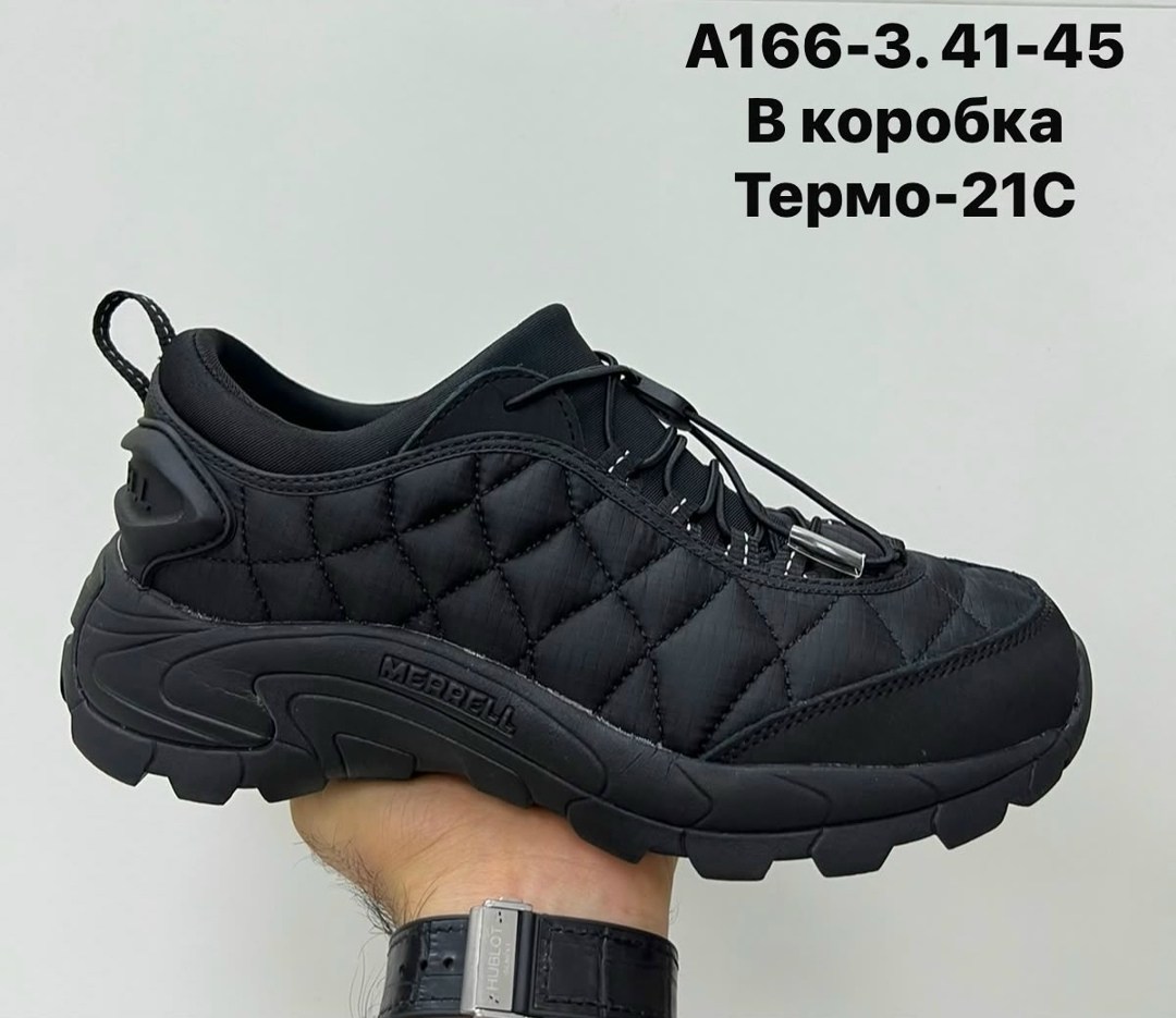 кроссовки термо мужские merrell,термо кроссовки merrell,мужские кроссовки merrell,кроссовки merrell,зимние мужские кроссовки merrell moc black (флис)