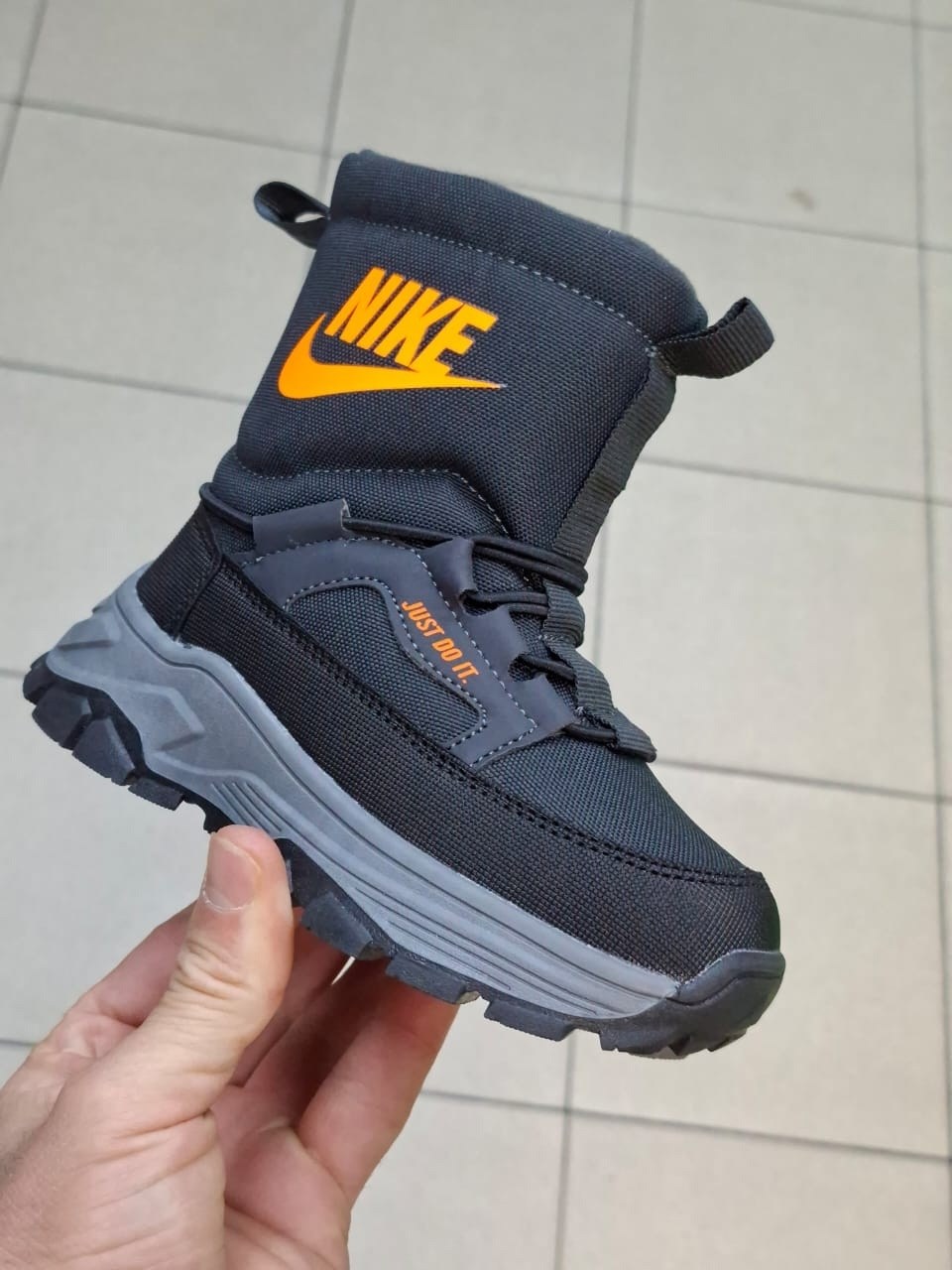 зимние сапоги nike,зимние сапоги nike цвет серый,зимние сапоги,зимняя ,детские дутики