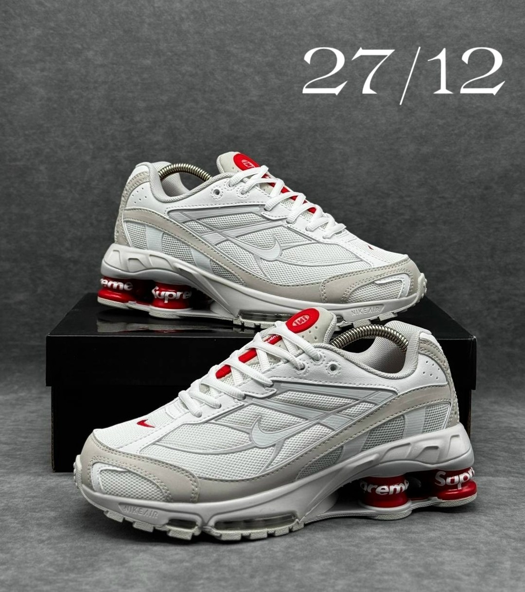 supreme x nike shox ride 2,supreme кроссовки,кроссовки,мужские кроссовки nike air max,nike shox ride 2