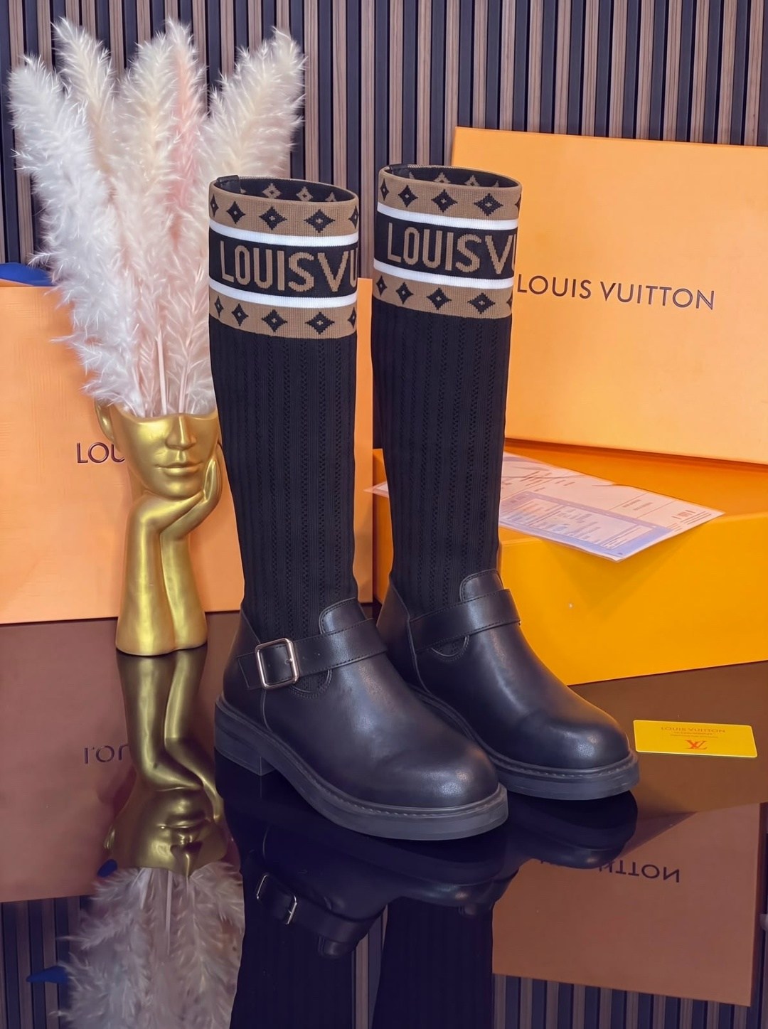 сапоги louis vuitton,,женские сапоги,валенки луи виттон,высокие сапоги