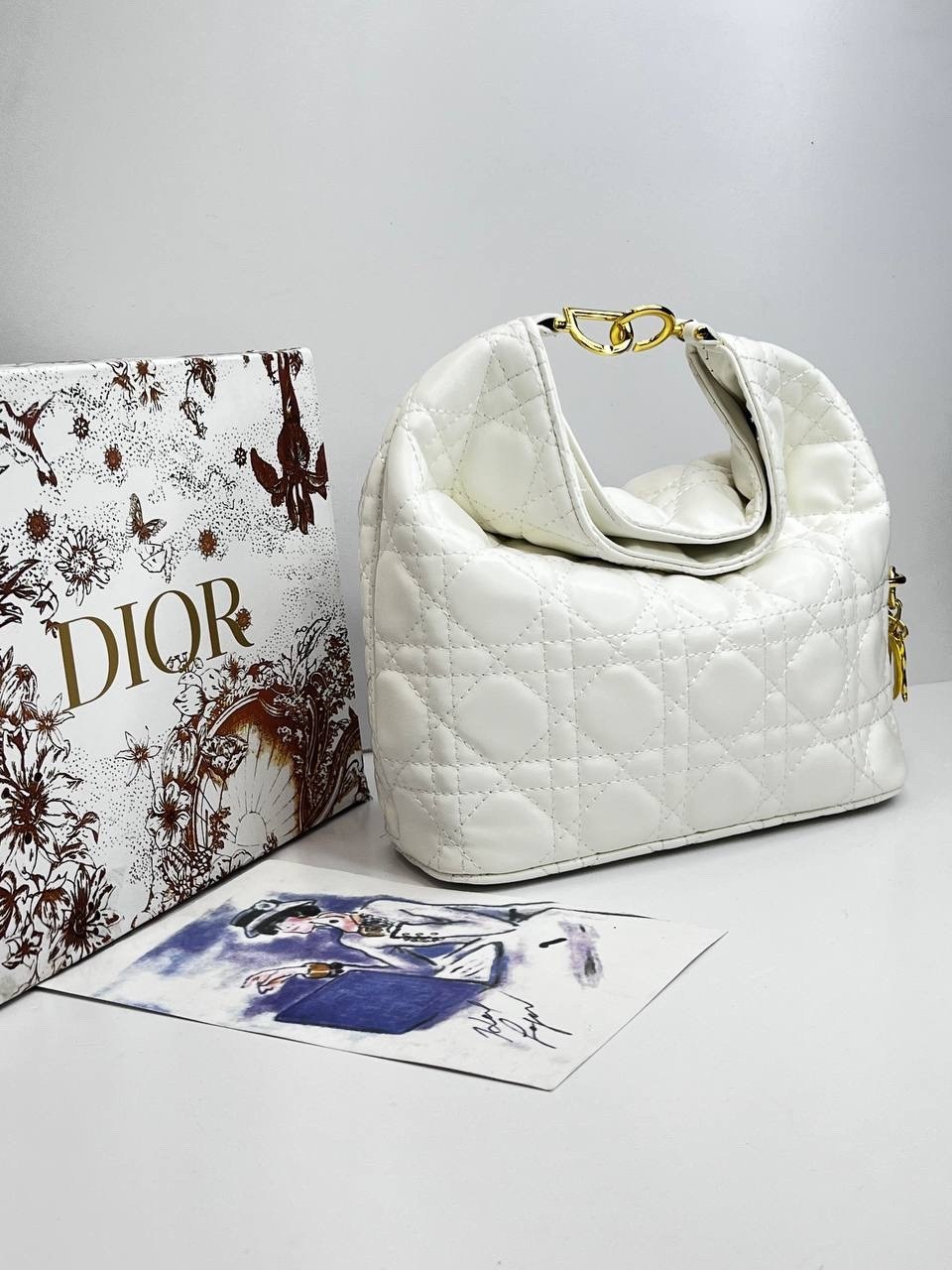 женская сумка dior,сумка dior,сумка кристиан диор белая кожа,сумка диор белая,сумка dior lady dior shoulder bag handbag