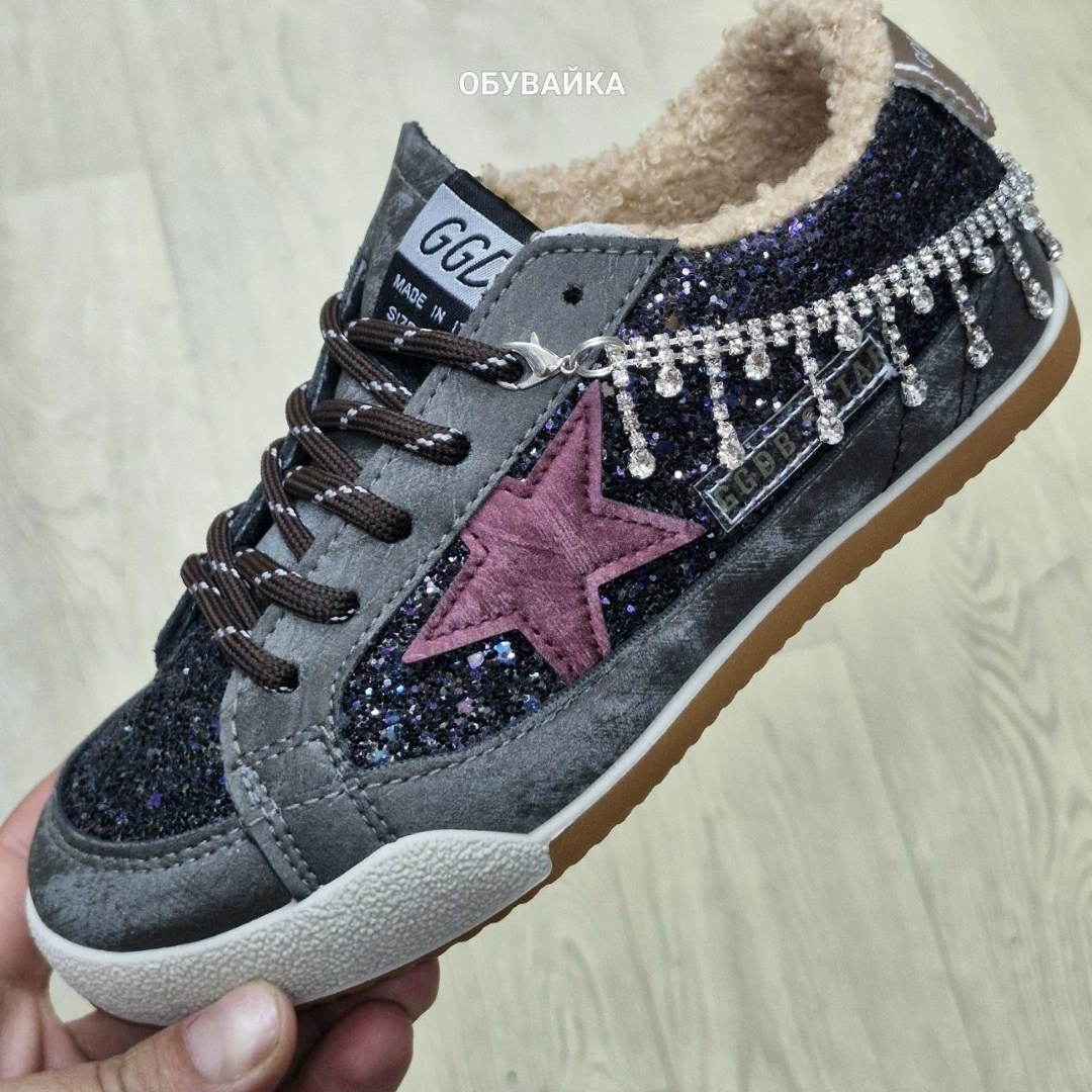 ,кроссовки замшевые,кеды зимние с натуральным мехом golden goose premium shoes,кроссовки со звездами,кеды golden goose
