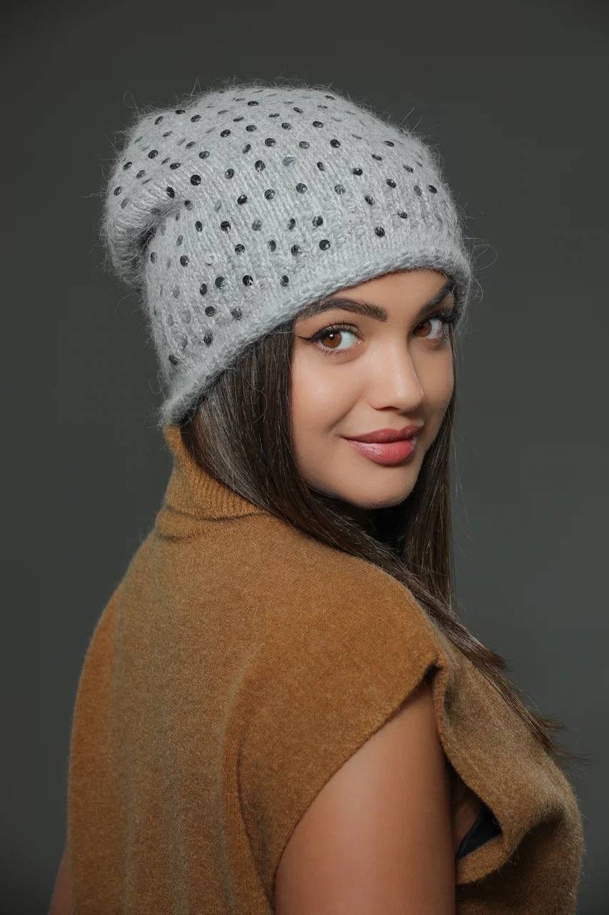 шапка премиальная ангора с пайетками taf textil,шапка премиальная ангора с пайетками двойная akar style,шапка с пайетками из премиальной ангоры,шапка с пайетками,шапка с пайетками из премиальной ангор