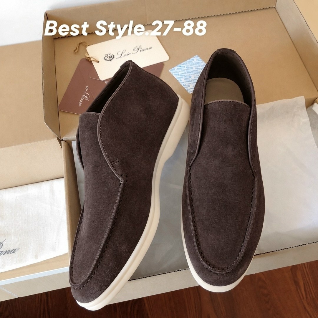 мужские лоферы loro piana,лоферы loro piana,,мужские замшевые лоферы,замшевые коричневые лоферы loro piana