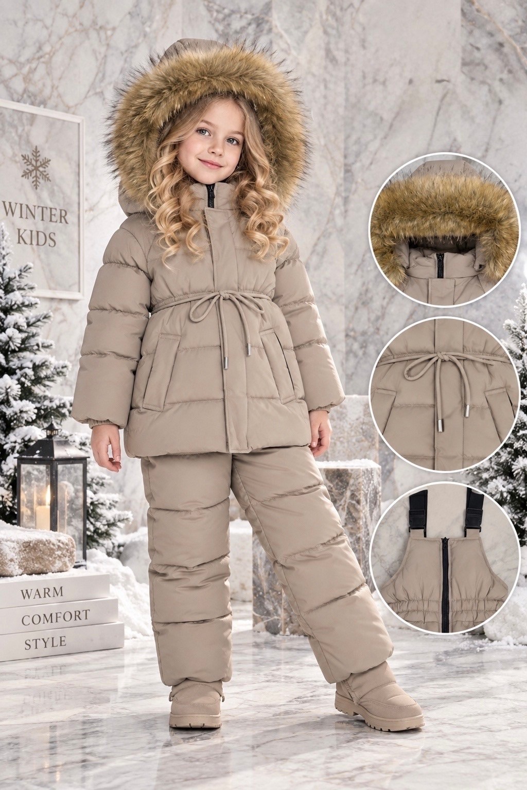 зимний комбинезон,зимний комбинезон для девочки детский at kids,зимний комбинезон для девочек,детский комбинезон зимний,kikq детский комбинезон зимний