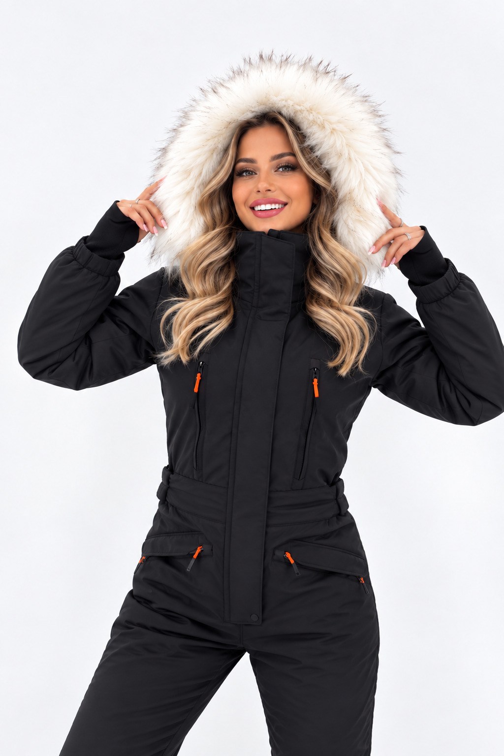 комбинезон горнолыжный с капюшоном и мехом bum fashion,женский зимний комбинезон,комбинезон горнолыжный с капюшоном и мехом,комбинезон женский горнолыжный,комбинезон горнолыжный зимний женский с капюш