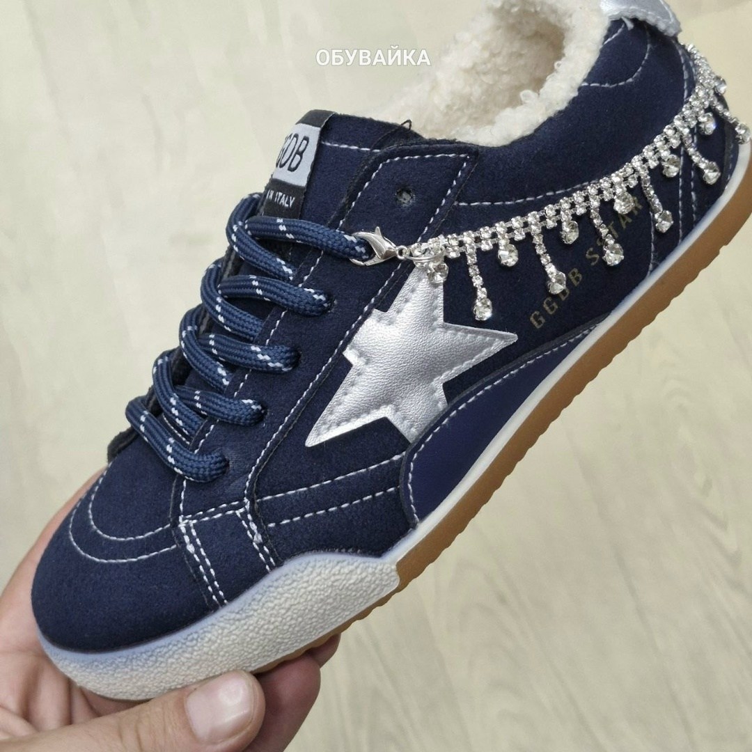 кеды зимние с натуральным мехом golden goose premium shoes,, женская,кеды golden goose,кроссовки замша