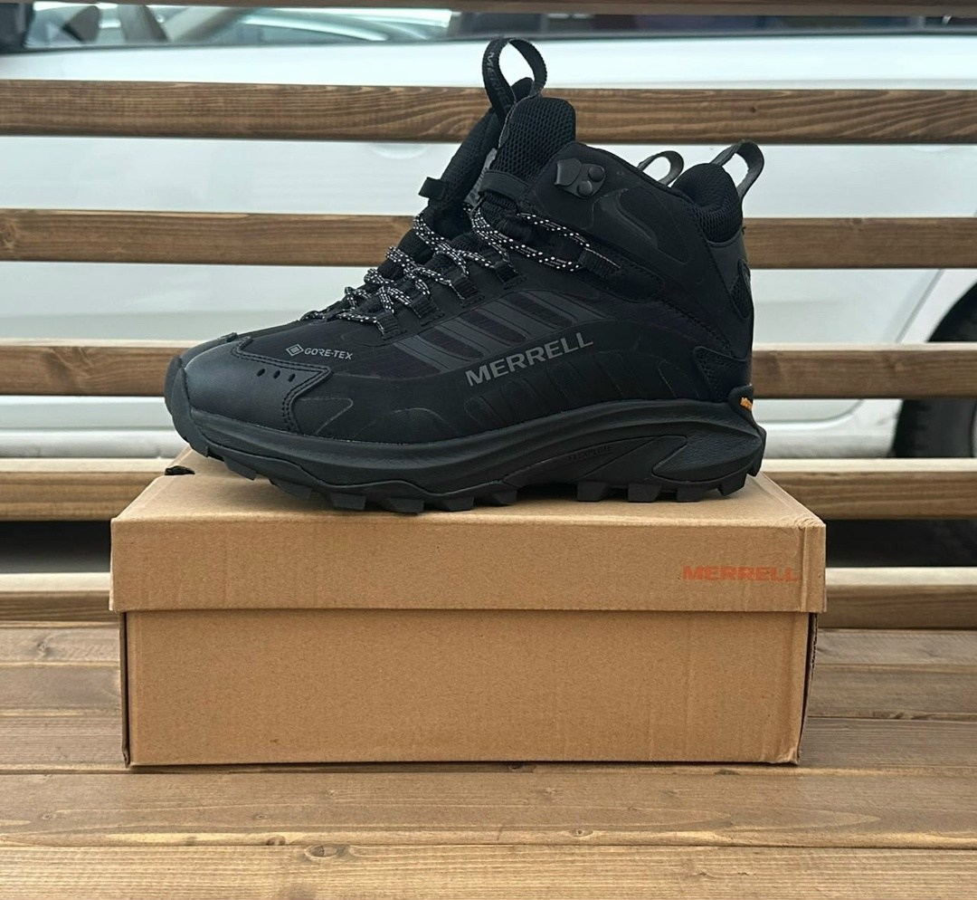 merrell треккинговые ботинки moab speed thermo mid wp мужские черные,зимние ботинки merrell черный,ботинки merrell,merrell moab speed thermo mid wp,зимние ботинки merrell