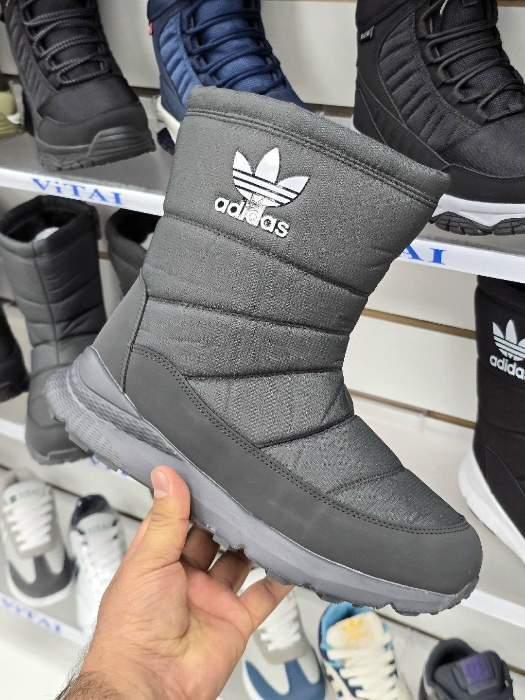 дутики высокие сапоги на меху женские adidas,дутики adidas,дутики адидас серые,дутики адидас,