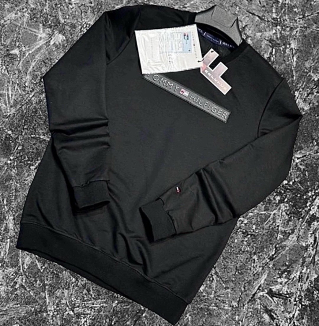 свитшот мужской,толстовка томми хилфигер черная,tommy hilfiger свитшот,мужские кофты,толстовки свитшот