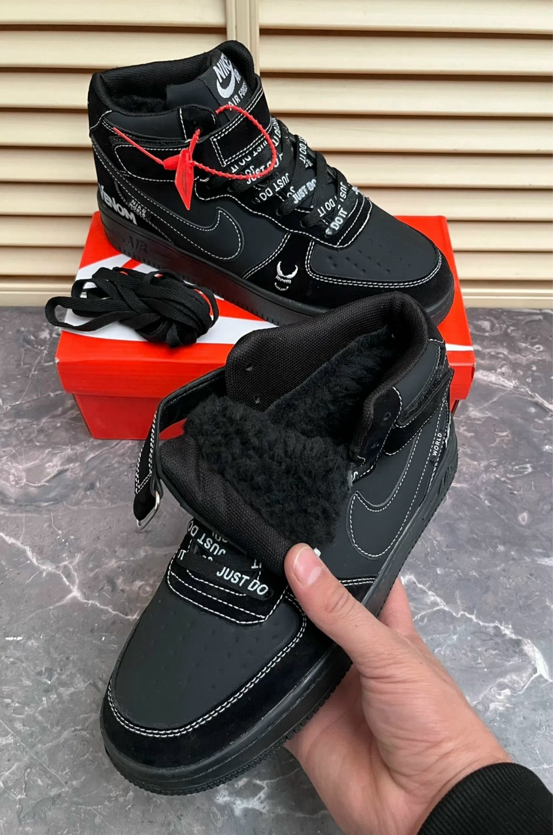 кроссовки мужские зимние nike,кроссовки зимние nike,кроссовки мужские тактические,кроссовки зимние air force 1 "venom" с мехом nike,кроссовки мужские