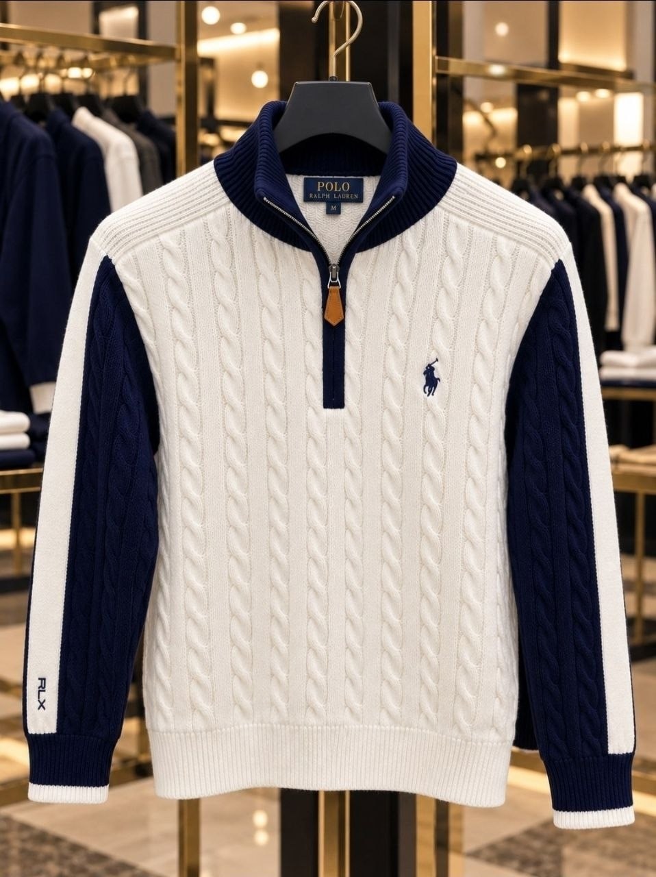 свитер с застежкой-молнией quarter zip cable knit от ralph lauren белый,свитер поло ральф лаурен lambswool,джемпер ralph lauren zip,джемпер polo ralph lauren,свитер polo ralph lauren