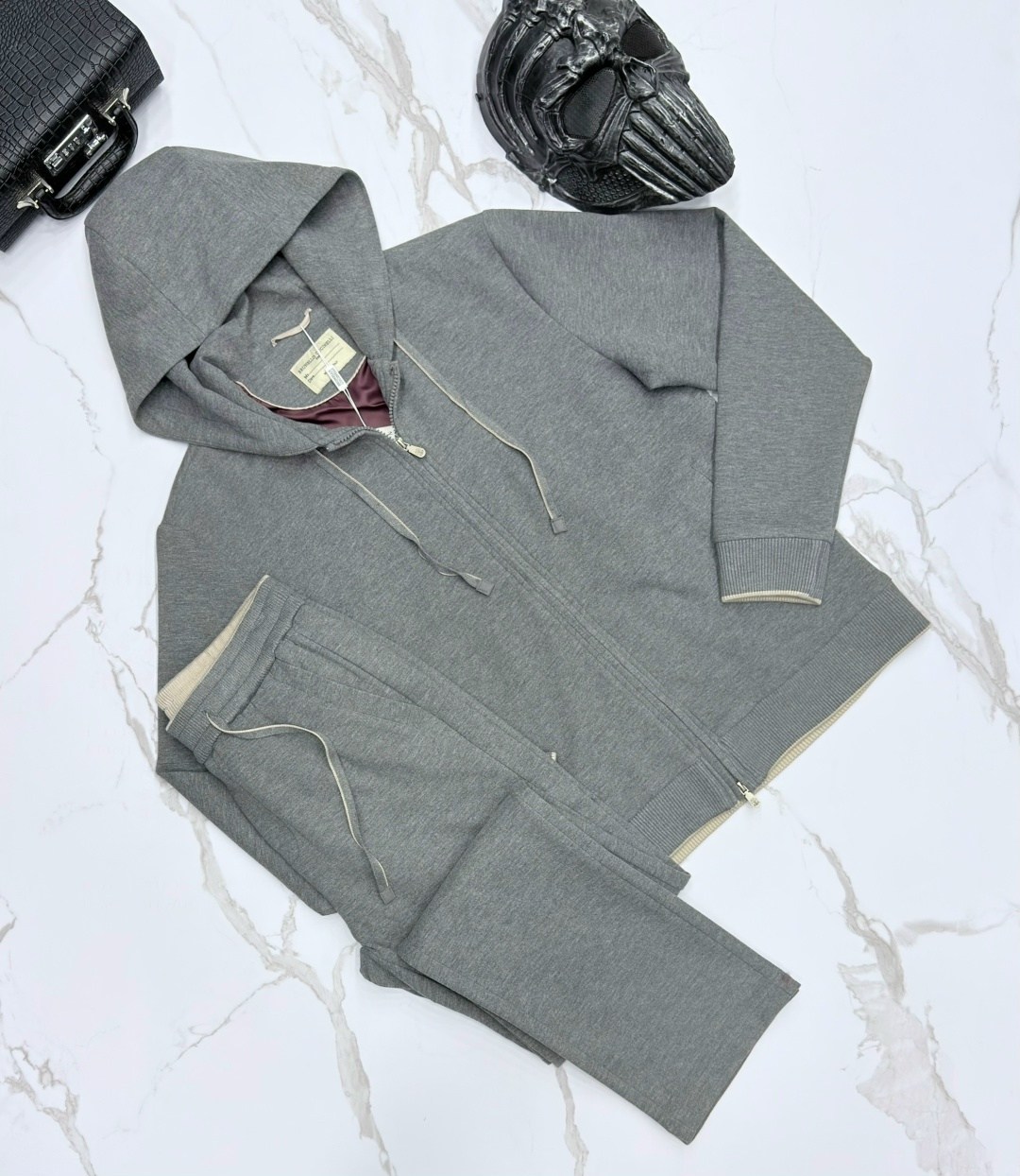серая толстовка,толстовка с капюшоном,толстовка brunello cucinelli,grey zip hoodie,толстовка мужская