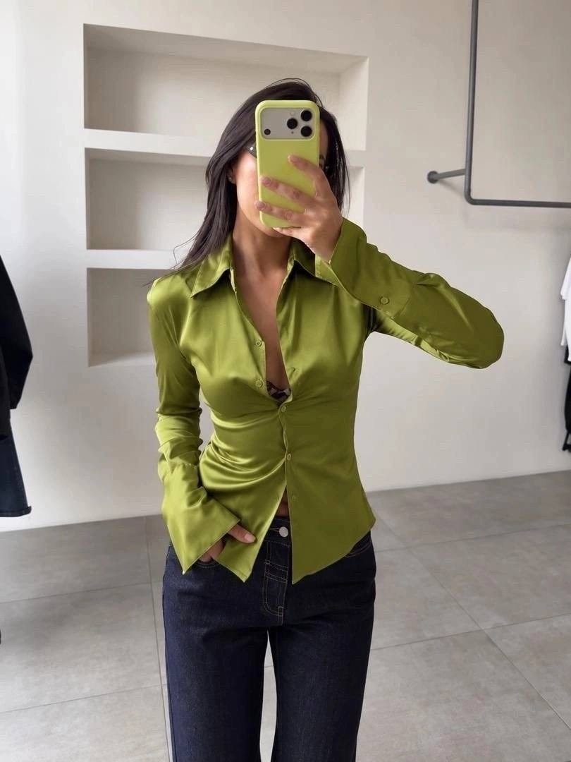 блузка женская,женская рубашка,женская рубашка черный,женская атласная рубашка,атласная рубашка