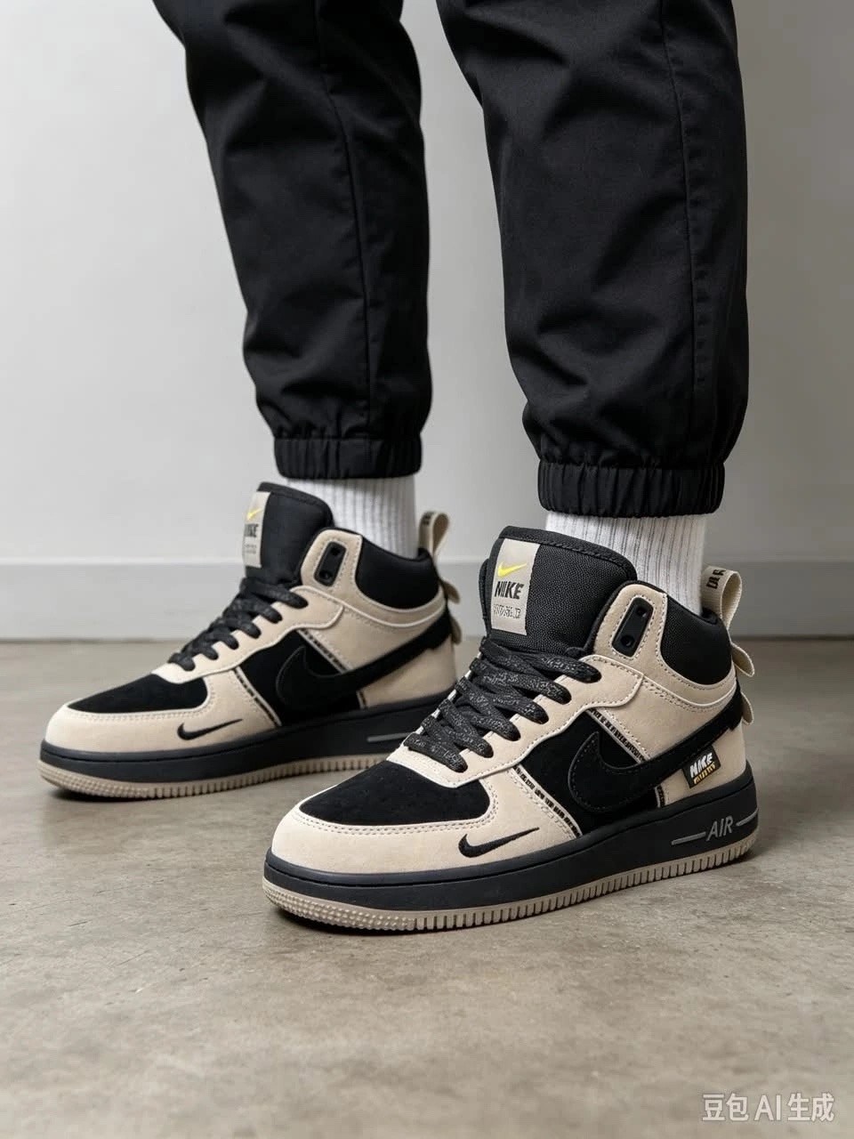зимние кроссовки nike air force 1 mid,зимние кроссовки nike air force 1 hi,зимние кроссовки nike air force 1 mid цвет коричневый,зимние кроссовки nike air force 1 hi цвет черный,кроссовки зимние nike