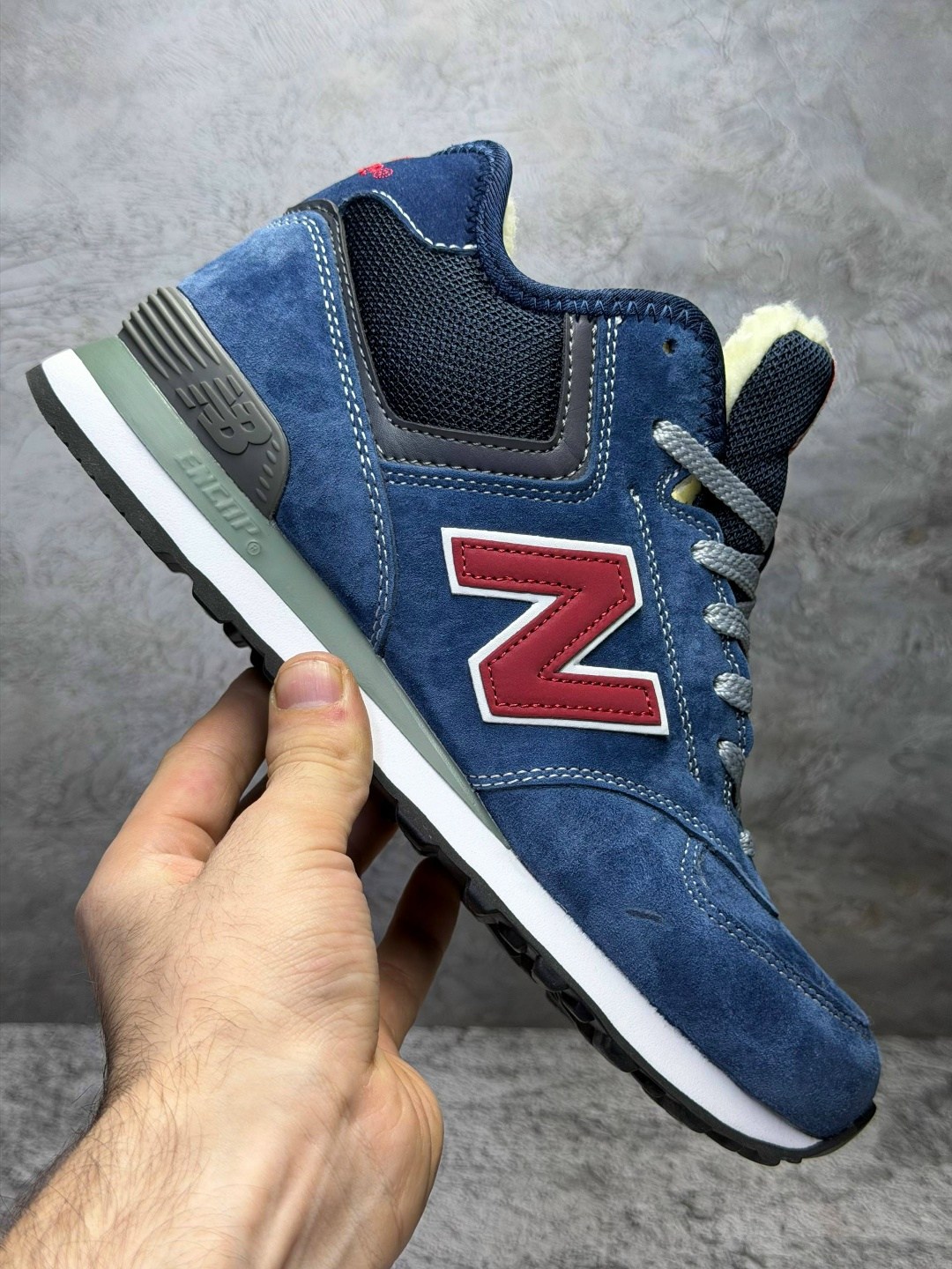 кроссовки зимние new balance 574,кроссовки new balance 574 высокие зимние,кроссовки new balance 574 синие на меху,зимние кроссовки new balance,кроссовки new balance