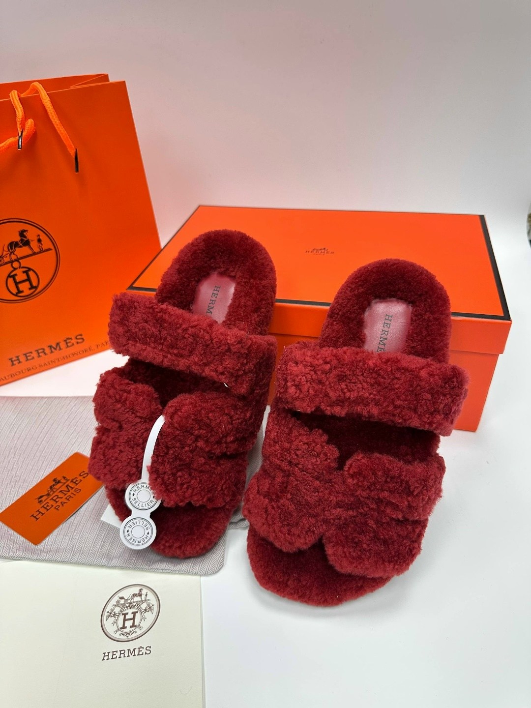 тапочки hermes,тапочки хермес женские,меховые тапочки,тапочки женские,шлепки с мехом