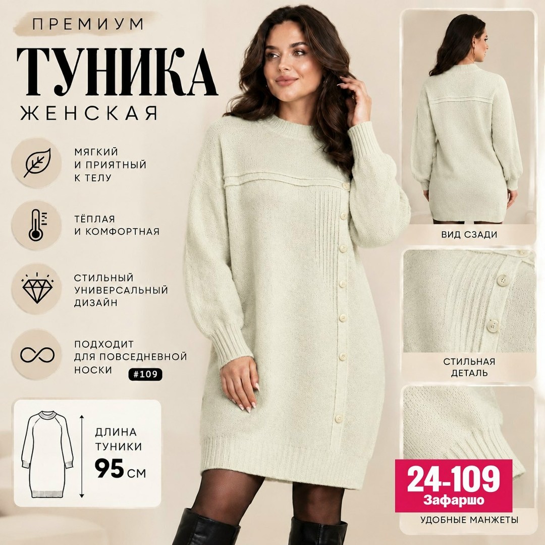 вязаные туники,туника теплая,платье вязаное,туника удлиненная,шерстяная туника