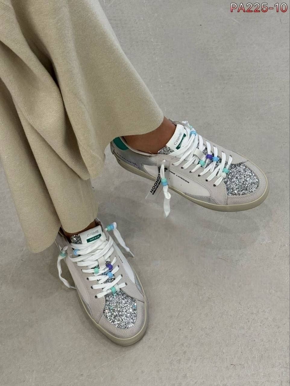 ,golden goose кеды блестящие,женские кроссовки, женская,дизайнерские кроссовки