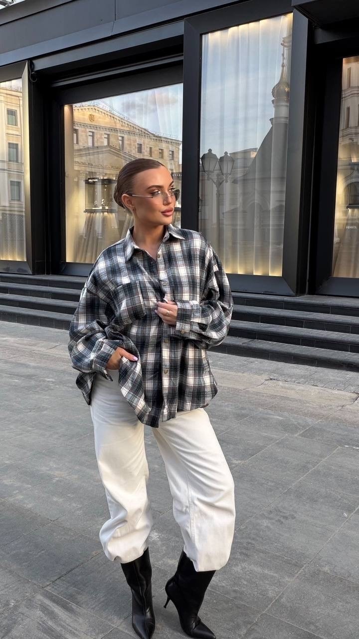рубашка оверсайз в клетку betrendy wear,рубашка оверсайз в клетку удлиненная,рубашка оверсайз в клетку удлиненная thirteen brand,женская рубашка в клетку,рубашка в клетку женская оверсайз