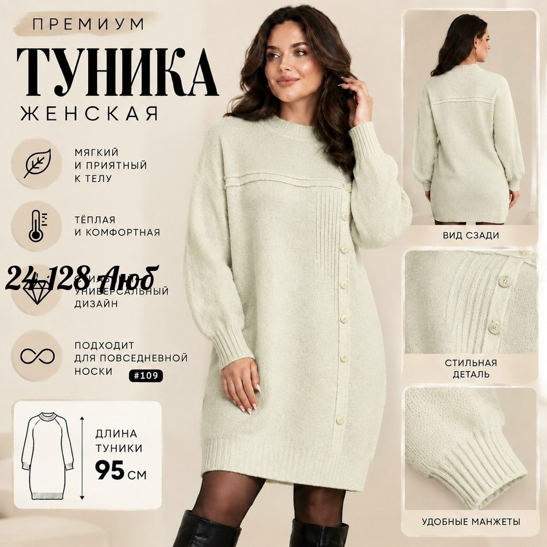 платье туника шерстяное зимнее с горлом вязаное pani milovska,вязаные туники,платье туника шерстяное,вязаное платье туника,шерстяные женские туники
