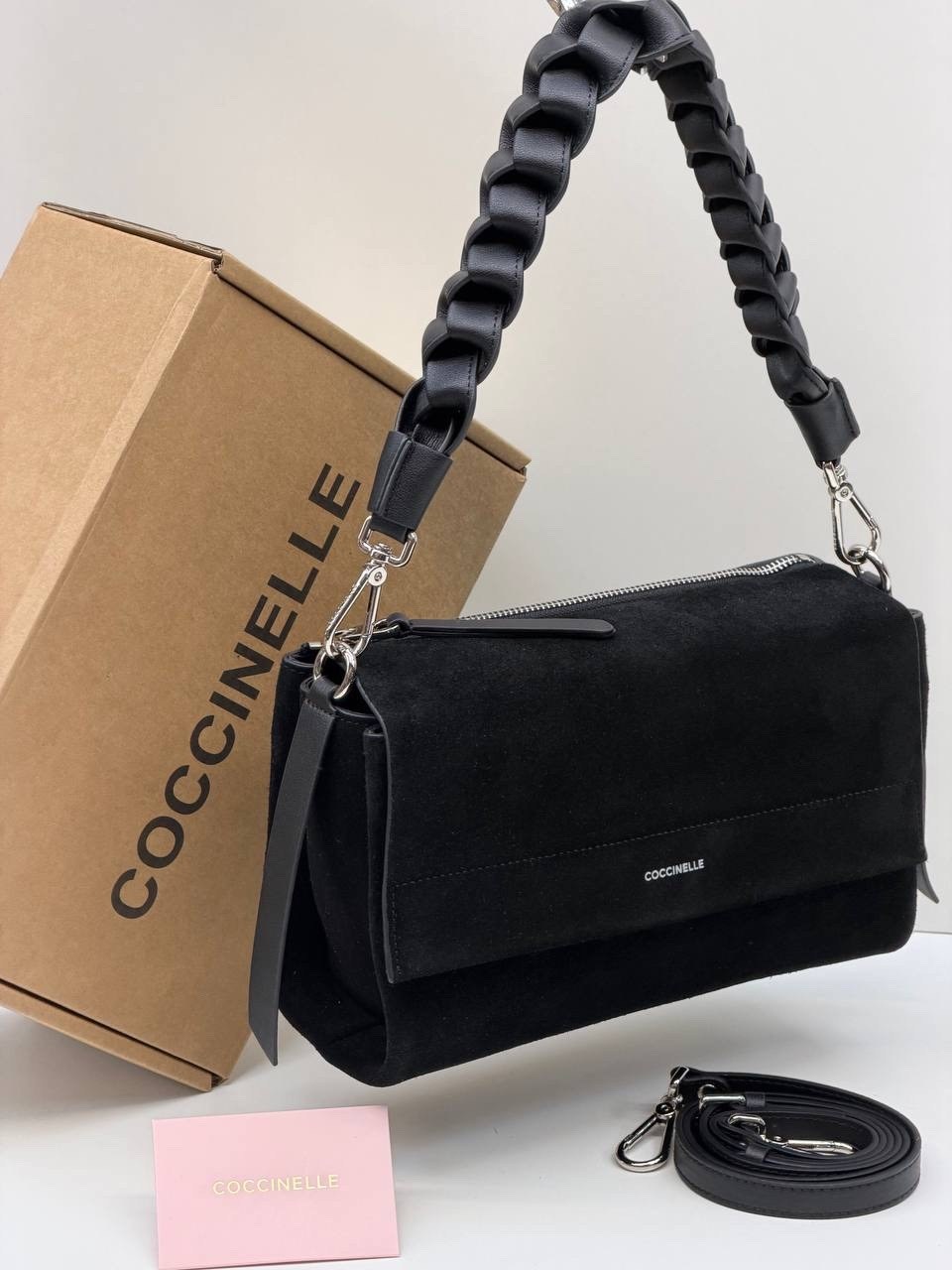 замшевая сумка хобо boheme suede bimaterial coccinelle,замшевая сумка,сумка coccinelle,сумка boheme из натуральной замши coccinelle,сумки женская