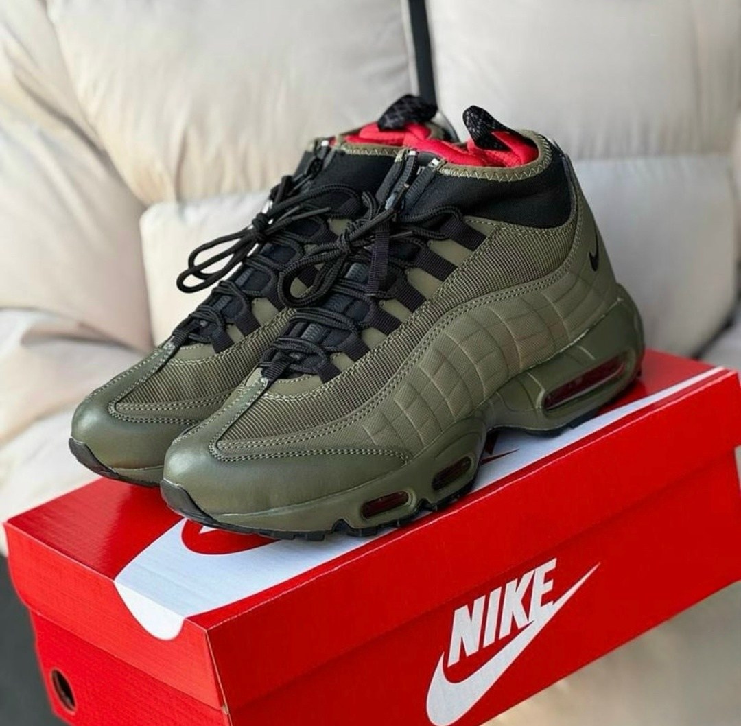 nike air max 95 sneakerboot,мужские кроссовки nike air max 95,кроссовки nike air max 95,кроссовки nike air max 95 sneakerboot green,nike air max 95 sneakerboot green