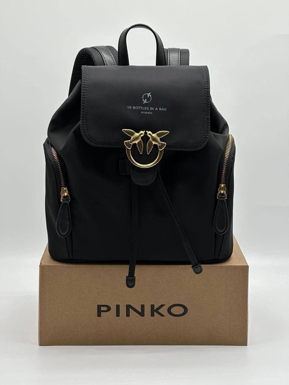 рюкзак женский pinko,рюкзак pinko оригинал,рюкзак женский pinko love recycled чёрный,сумка-рюкзак женская pinko love recycled чёрная,рюкзак pinko