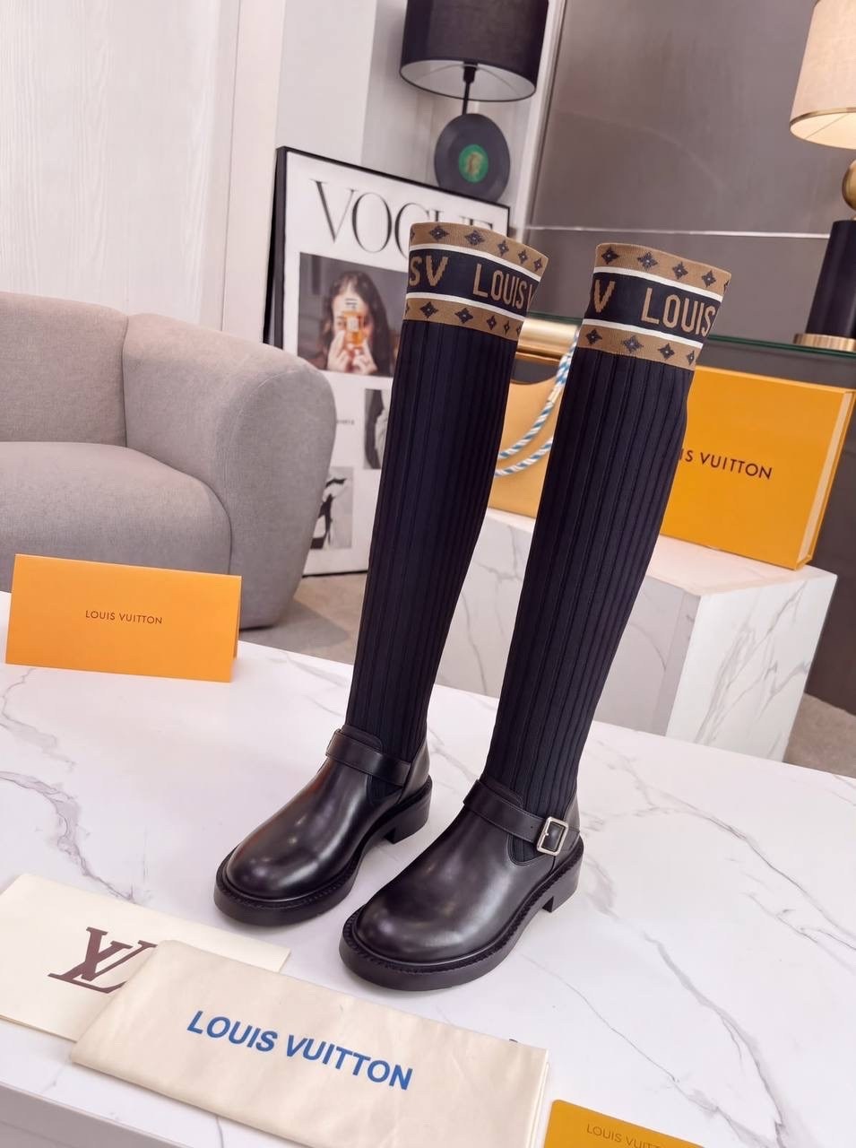 сапоги louis vuitton,,высокие сапоги,женские сапоги,валенки луи виттон