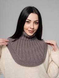 манишка женская вязаная теплая,манишка женская вязаная,воротник свитера,манишка женская,манишка вязаная