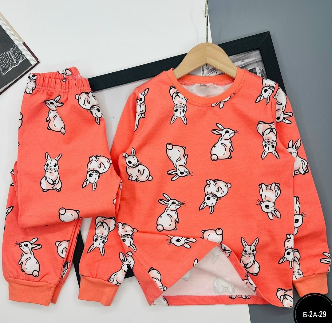 пижамы детские,пижамы девочки,детская пижама,пижама happyfox для девочек,хлопковая пижама для девочки из футера с начесом