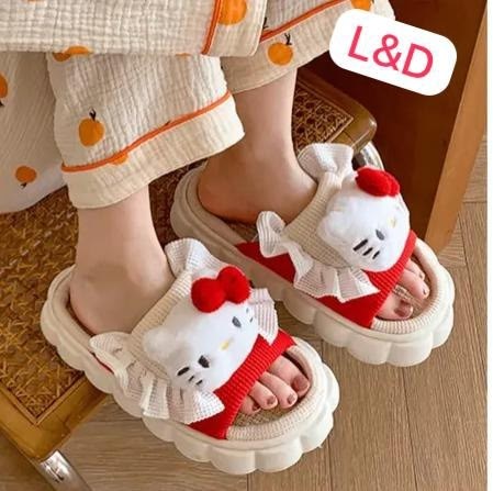 тапочки sanrio,тапочки для девочек,домашние тапочки,милые тапочки,модные тапочки